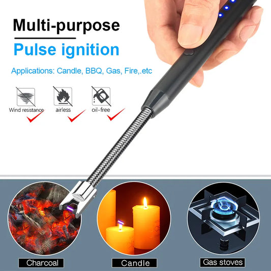 Electric Gas Lighter with USB Charging – Best for Kitchen & BBQ in Pakistan