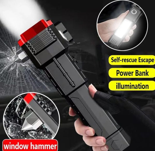 High-Power Versatile, Rechargeable, Multifunctional LED Flashlight - For Your Lighting Needs