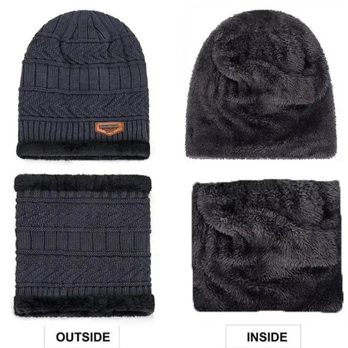 High Quailty Super Wool Cap with Neck Warmer set